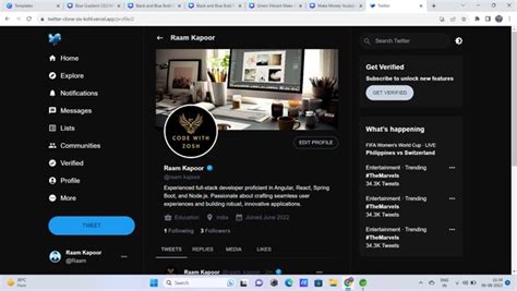 spring boot twitter clone